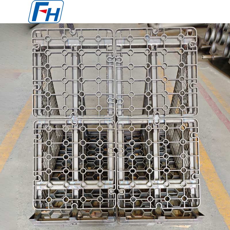 1.4852 + 310S värmebehandlingsarmatur med trekantig ram | FH® legering