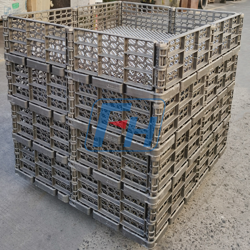 Värmebehandlingskorgar för kontinuerlig ugn 1380x1230x280mm korg